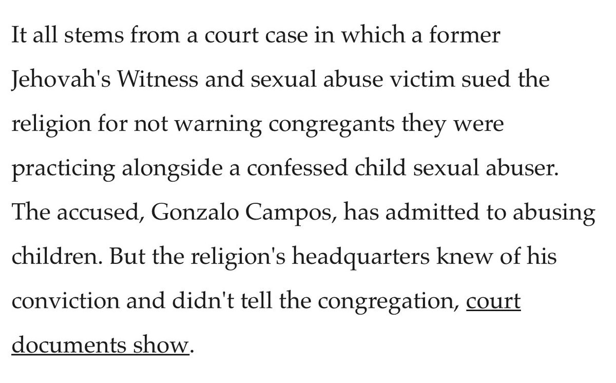 1/- Money vs Children. Where do the JW organization’s priorities lie? When it comes to protecting children: The JW organization was ready and willing to pay $4000 a day in fines to not hand over secret documents detailing alleged CSA in a 2017 court case.