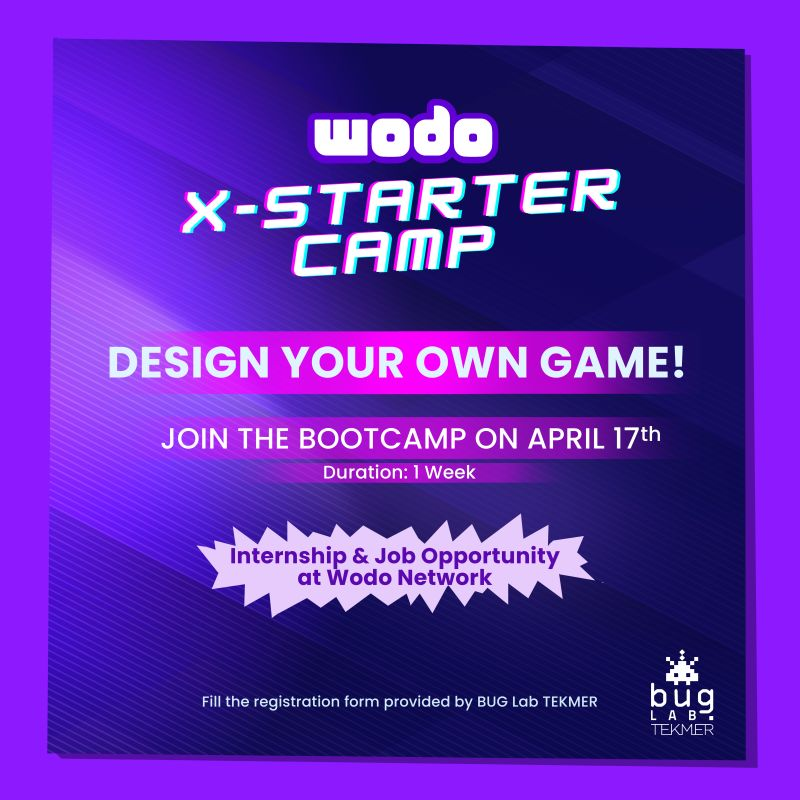 guvencat's tweet photo. 🎉 BUG Lab TEKMER inkübasyon firmalarımız arasına katılan Wodo Network ile ilk etkinliğimizi gerçekleştiriyoruz!
🕹️ Web3 tabanlı oyun geliştirme ve yayınlama üzerine odaklanan bu etkinlik için kaydınızı yapın, 17 Nisan’da Bau Galata kampüsümüzde düzenlenecek olan bir günlük Bootcamp’e katılın. Burada sizlere sunulacak 3D Vanilla Core projesi üzerinde çalışmaya başlayın ve Wodo Game Hub’da yayınlama fırsatını yakalayın!
🏆 Toplam 17.000₺ değerinde ödüller ve Wodo Network bünyesinde staj ile iş imkanları için kayıt formunu doldurarak başvurun.
Kayıt formu: https://t.co/V8xihoGmAQ

ENG:
🎉 As BUG Lab TEKMER, we’re launching our first event in collaboration with our incubation company, Wodo Network!
🕹️ Focused on developing and publishing Web3-based games, register now for the event, join the one-day Bootcamp on April 17th at our Bau Galata campus. Start working on the shared 3D Vanilla Core project and seize the chance to be published on Wodo Game Hub!
🏆 Apply by filling out the registration form to win prizes worth a total of ₺17,000 and access internship and job opportunities within Wodo Network.
Registration form: https://t.co/V8xihoGmAQ