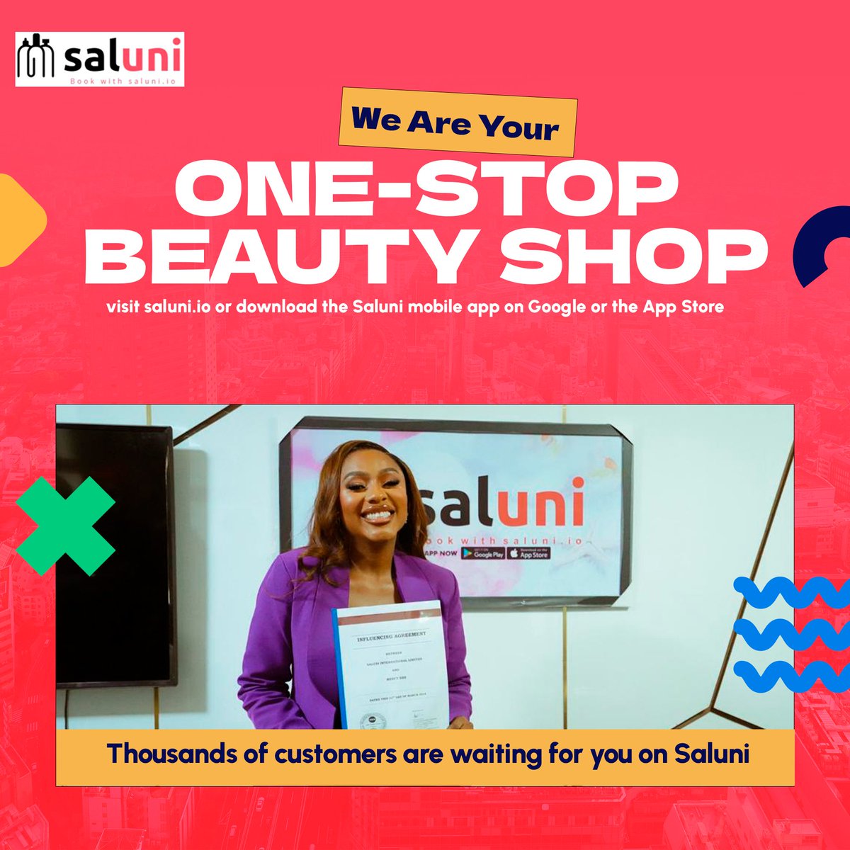 Join the beauty revolution! Thousands of customers are eagerly awaiting your talent on Saluni. 💇‍♀️✨ Don't miss out on the opportunity to showcase your skills and build your clientele. Sign up today and let your creativity shine! Send us a DM, visit saluni.io