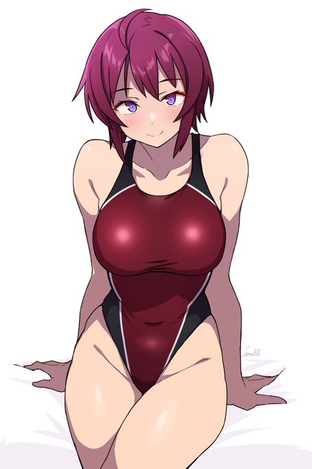 らくがき競泳水着ルナマリア 