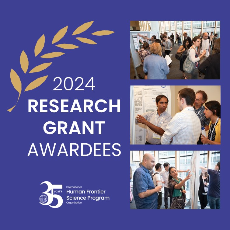 🥳Congratulations to the 108 brilliant scientists awarded 2024 #HFSPResearchGrants!🎉 Your pioneering work in #lifesciences is shaping the future of #scientificinnovation 👏 Discover the visionary minds behind the breakthroughs: bit.ly/3xwb2q0 #2024AwardeesBooklet