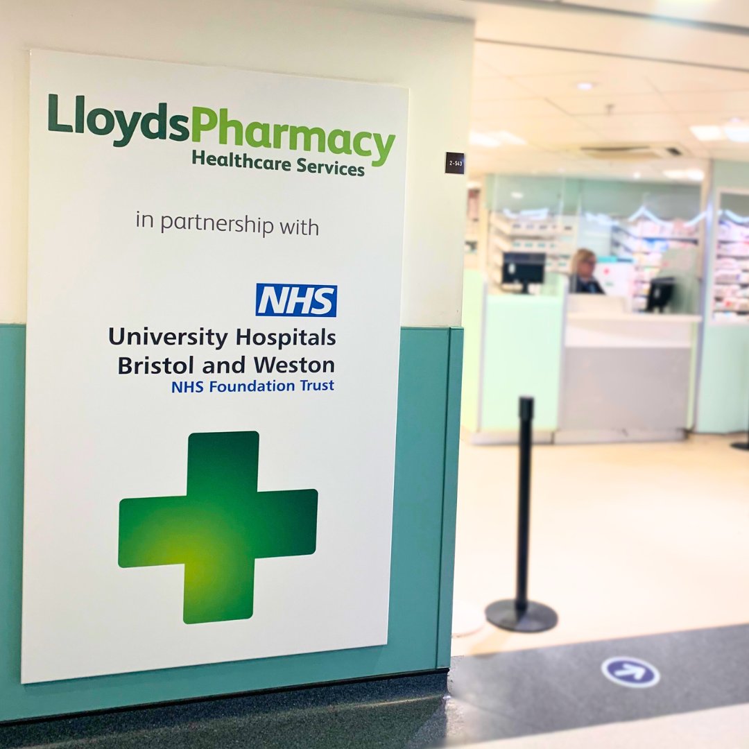 Pharmacy services for outpatients at our Bristol hospitals are now provided by Lloyds Pharmacy Healthcare Services. The change means there is now one provider across our Bristol and Weston General Hospital sites. Find out more: uhbristol.nhs.uk/patients-and-v…