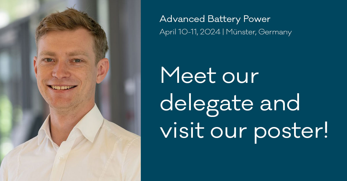 Ready to enhance your battery materials development? Meet Philip Minnmann at his poster at the Advanced Battery Power conference from April 10-11 to learn more about the 'Benefits of high throughput concepts for #battery research - accelerating battery materials development'.