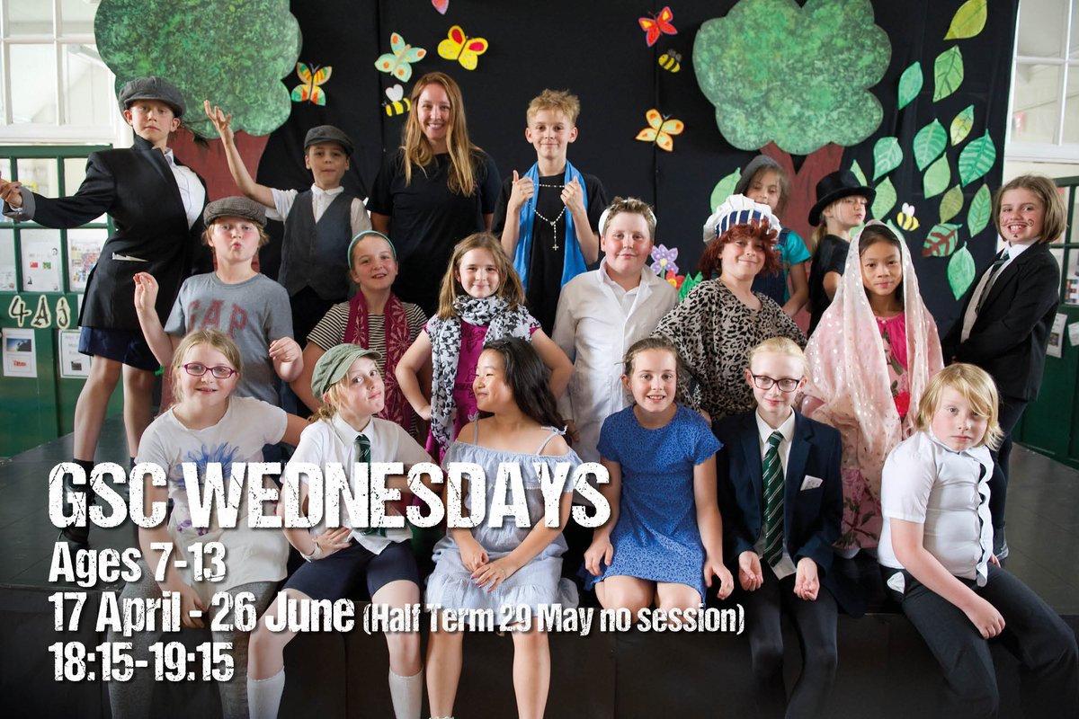 We've still got a few places available for our mid-week drama club, GSC Wednesdays. 60 minutes of fun theatre games and rehearsals as we work towards a performance of Romeo & Juliet for friends and family. 

ow.ly/Iv6J50R7hkY

#dramaclubs #romoeoandjuliet #youththeatre