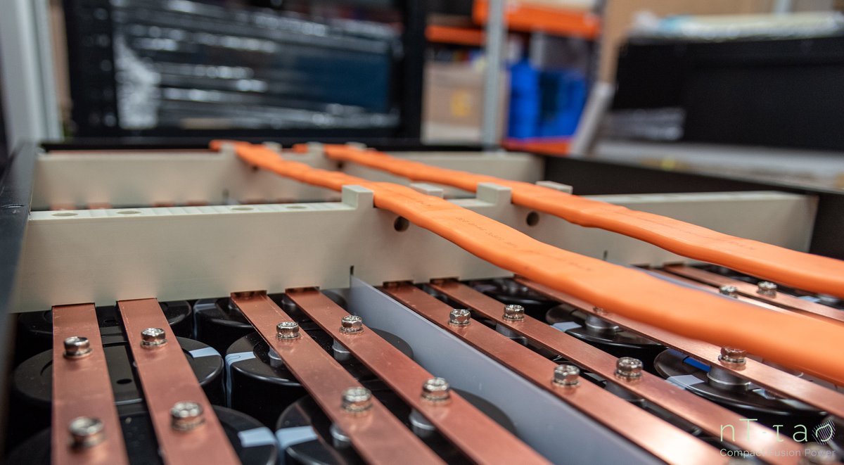 nTtaoFusion's tweet image. Important technical milestone!
We&apos;ve just built the first energy-bank module for our pulse-based system PEG.
It&apos;s a testament to the speed and professionalism with which our team works. To move quickly and reduce costs we uniquely adapt OTS parts.

#fusionpower #fusionenergy