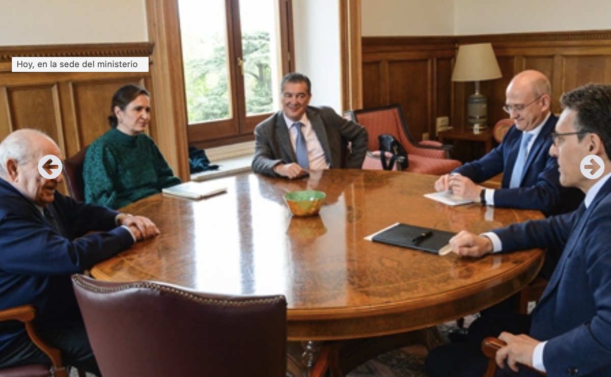 La Fundación se ha reunido con @mapagob como patrono gracias a @f_miranda_s, Secretario General de Recursos Agrarios y @Mherrerovelasco, Director General de Alimentación para empezar a trabajar en nuevos proyectos juntos. El vino como sector estratégico. ow.ly/g1fC50R7h1n