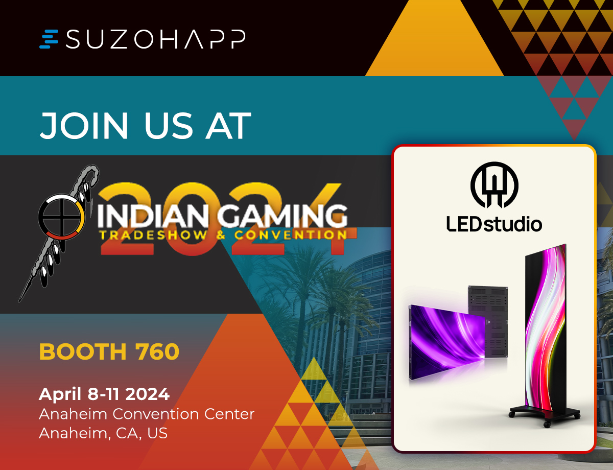 Excited for #IGA2024 in Anaheim next week? Don't miss the chance to check out our NEW digital signage and video walls by @TheLEDStudio!
Visit us at📍Booth 760 to see them in action firsthand. @IndianGaming85

#IndianGaming #leddisplays #digitaldisplays #digitalsignage