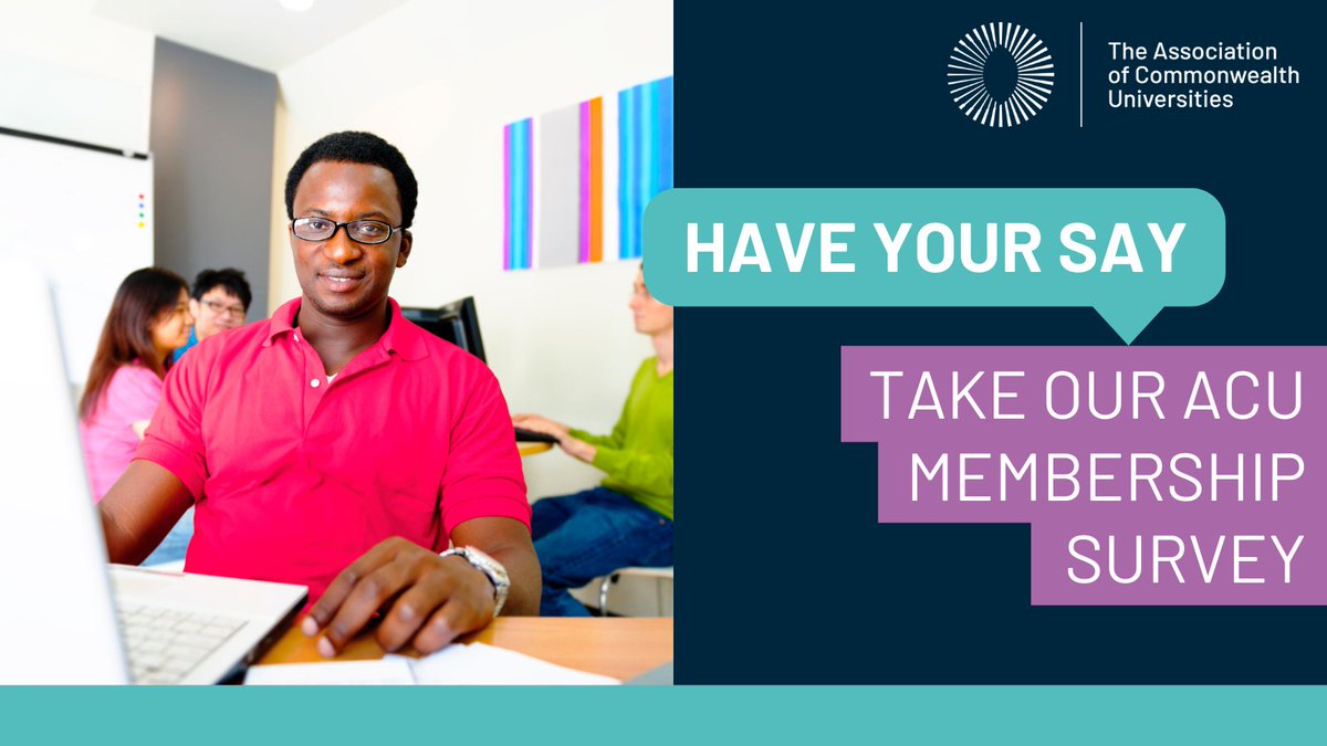 We value the views of our diverse #ACUMembers. We’re keen to learn more about the most important issues affecting higher education in your university, or region, as well as your general member experience. Find out more about our member survey here: bit.ly/3VvAZjR