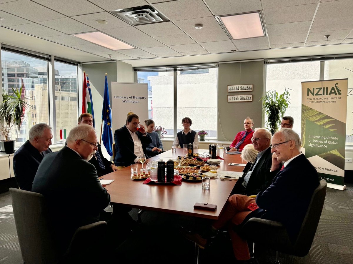 We appreciated the opportunity to hold a roundtable discussion with Mr István Kiss, Executive Director of the Danube Institute, at the Hungarian Embassy this afternoon. <a href="/InstituteDanube/">Danube Institute</a> is one of Hungary's leading think-tanks. Many thanks to Ambassador of Hungary Dr Zsolt Hetesy.