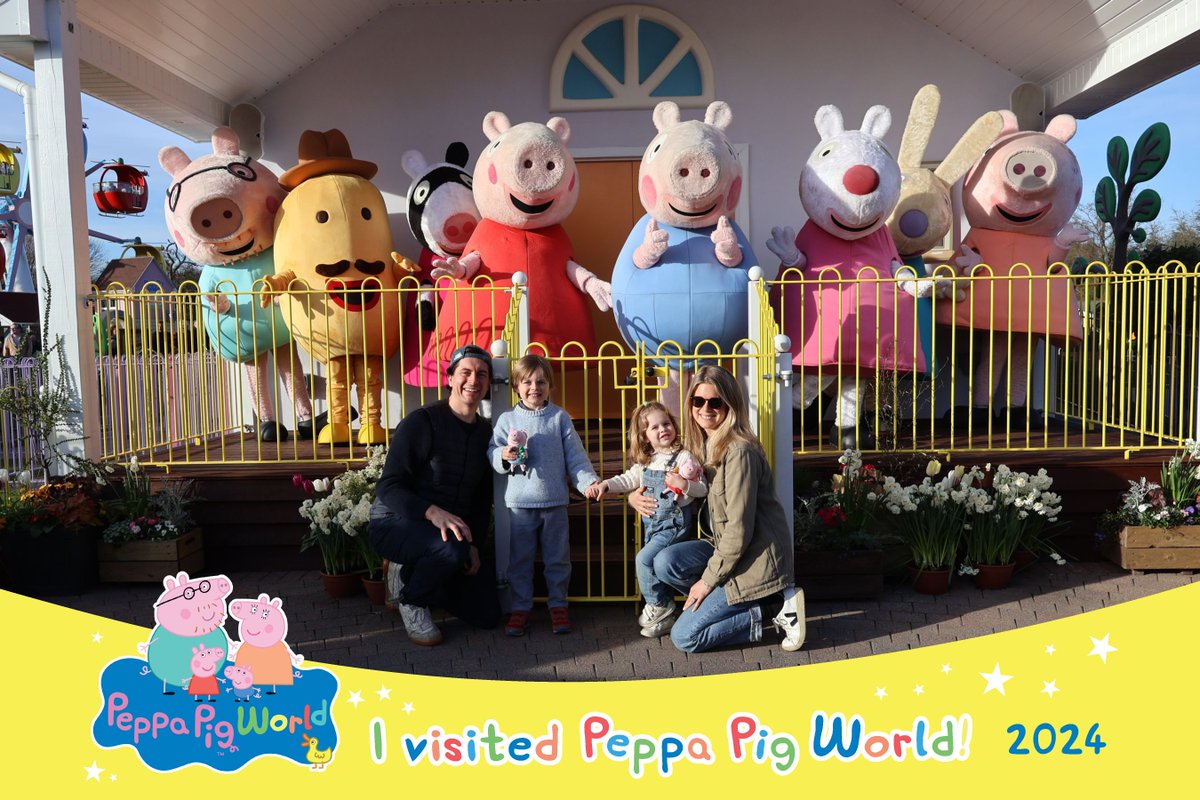 Have you been to one of our mega meet and greets? 😍 All 8 Peppa characters are out every day this Easter until 15th April to meet you in the park! Our photographers will be there to snap the perfect group photo for you at 4.30pm, get ready to say cheese! 📸