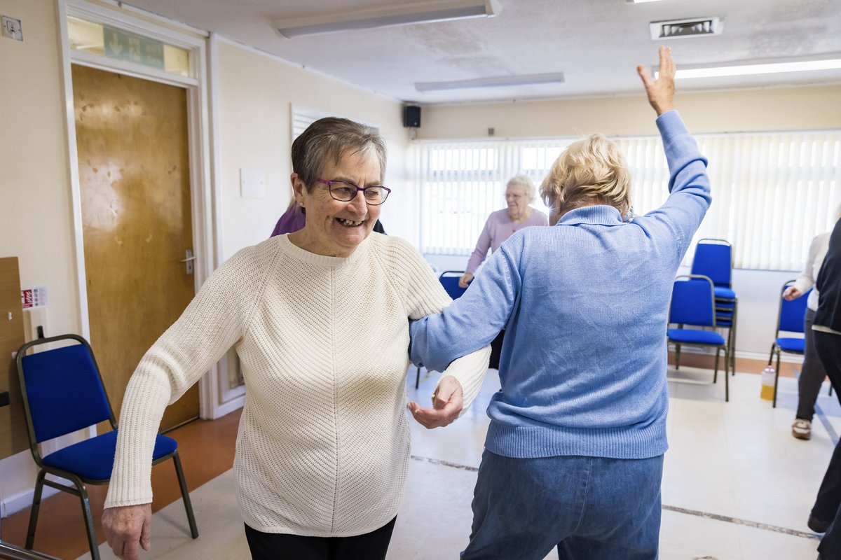 Happy #InternationalDanceDay, Doncaster! 🎉Over 50 and feeling the groove? Our Dance On sessions are perfect for you. Fun, friendly and all abilities and mobilities welcome - no pressure! Find your local session: bit.ly/47ataSR #DanceOn #Over50s #GetDoncasterMoving