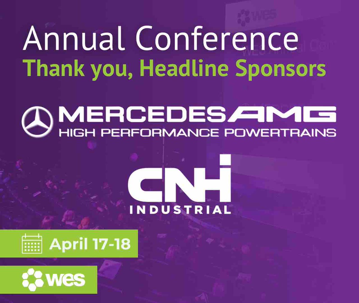 Shoutout to our Headline Sponsors, Mercedes AMG High Performance Powertrains and CNH Industrial 🙏 Their partnership is invaluable and we’re thrilled to have them on board. Book your tickets now for a day filled with networking, and inspiration ow.ly/nSre50R4sbn