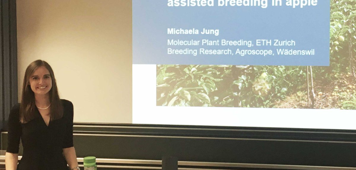D-USYS@ETH (@usys_ethzh) on Twitter photo @_Michaela_Jung , a postdoc <a href="/Agroscope/">Agroscope</a> and <a href="/MolecPlantBreed/">Mol. Plant Breeding</a> <a href="/ETH_en/">ETH Zurich</a>, receives the 15th Professor Albert Soenen Prize for her work in #apple #breeding. Her research developed #GenomicSelection approaches that make apple breeding more efficient. Congrats!🙌🍎usys.ethz.ch/en/news-events… @_Michaela_Jung , a postdoc <a href="/Agroscope/">Agroscope</a> and <a href="/MolecPlantBreed/">Mol. Plant Breeding</a> <a href="/ETH_en/">ETH Zurich</a>, receives the 15th Professor Albert Soenen Prize for her work in #apple #breeding. Her research developed #GenomicSelection approaches that make apple breeding more efficient. Congrats!🙌🍎usys.ethz.ch/en/news-events…