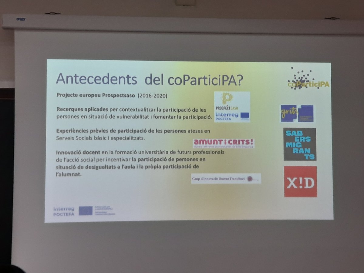 Avui hem presentat la trajectòria de la nostra associació i la importància de la participació de les dones migrades en tots els processos d'acompanyament social i en projectes comunitaris, en la presentació del projecte transfronterer CoparticiPA,  Poctefa 2024-2027  a BCN.