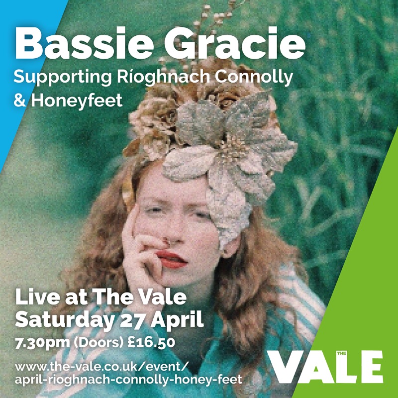 🎉 27 April, 2024, at The Vale: Don't miss Ríoghnach Connolly & Honeyfeet!. Support from Bassie Gracie. Doors 7:30pm. Eclectic music from jazz to big-band swing. 🎟️ the-vale.co.uk/event/april-ri… #LiveMusic #TheVale #HoneyFeet #BessieGracie