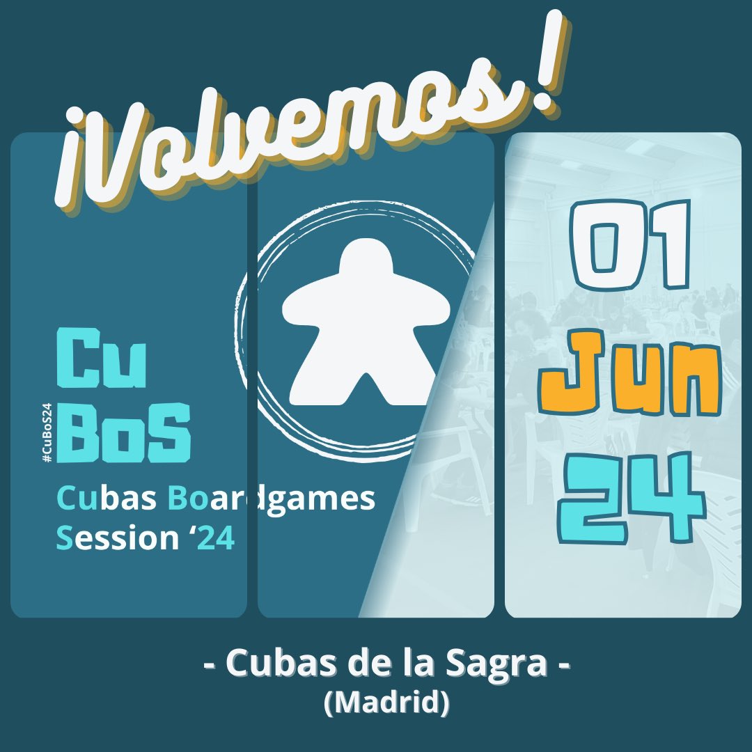 ¡CuBoS ‘24 es ya una realidad! Apuntar el día: 1-JUN Os esperamos para pasarlo en grande. Saca tu entrada gratuita: cubos24.eventbrite.es #CuBoS24