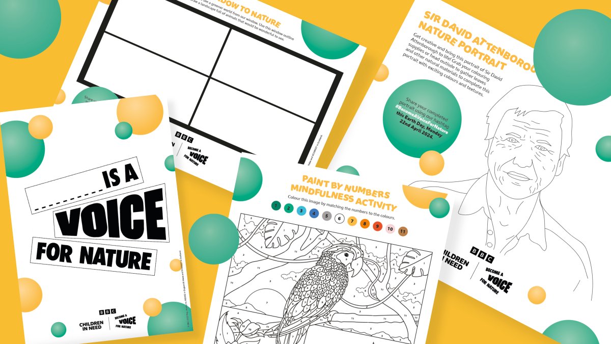 Schools! Are you ready to Become a Voice for Nature this #EarthDay? We’ve got you covered with fun and creative resources to learn about our planet and how to use your voice to build a better future 🌎 Download your resource pack here - bbcchildreninneed.co.uk/schools/become…