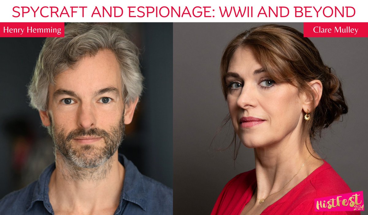 We're proud to be sponsoring @HistFestUK 2024 ✨ Join us on April 14th at the British Library in London for an unforgettable exploration of Spycraft and Espionage: From WWII and Beyond with @claremulley & @henryhemming Find out more & book tickets here: lnkd.in/eJ6fXkCe