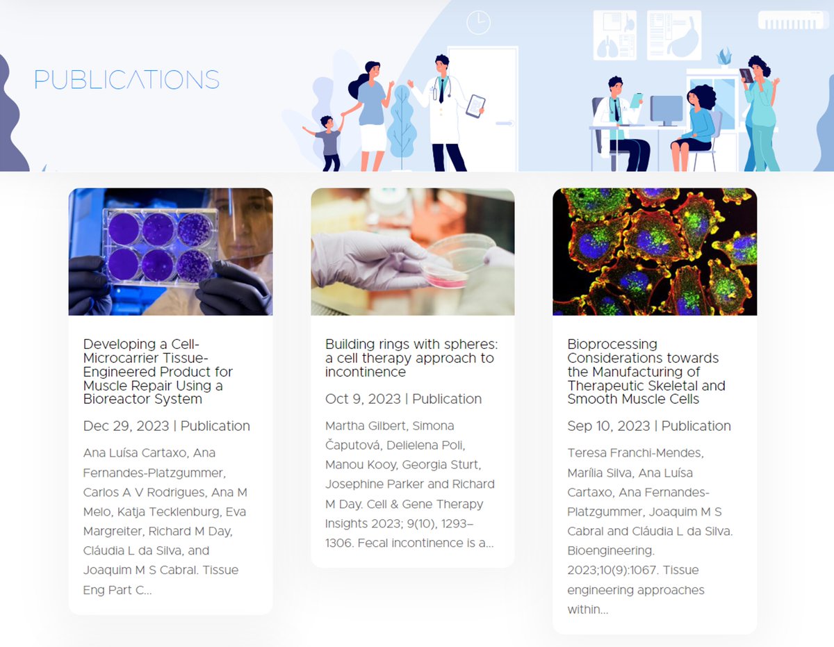 Keep up with the AMELIE team's work on our Publications page!

amelie-project.eu/publications/

Follow the link to read more on prediction of skeletal-derived muscle cell myogenic competency, the cell isolation process, and the development of a tissue-engineered microcarrier system.