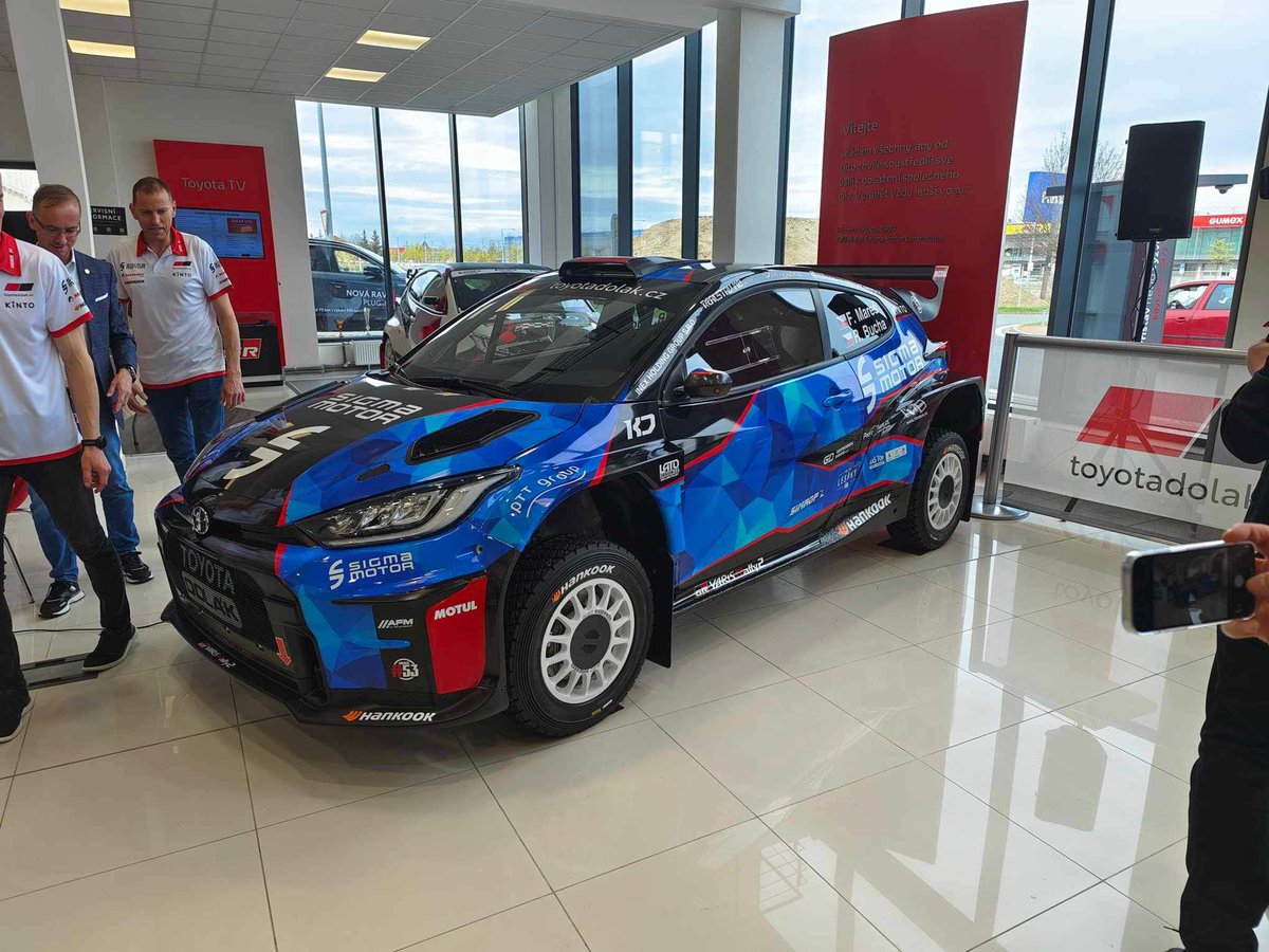 🇨🇿 <a href="/FilipMaresRally/">Filip Mareš</a> <a href="/tgrwrt_rally2/">TGR-WRT Customer Racing</a> GR Yaris Rally2 😎
<a href="/TGR_WRC/">TOYOTA GAZOO Racing WRT</a> <a href="/Hankook_Sport/">Hankook Tire Motorsports Official</a>