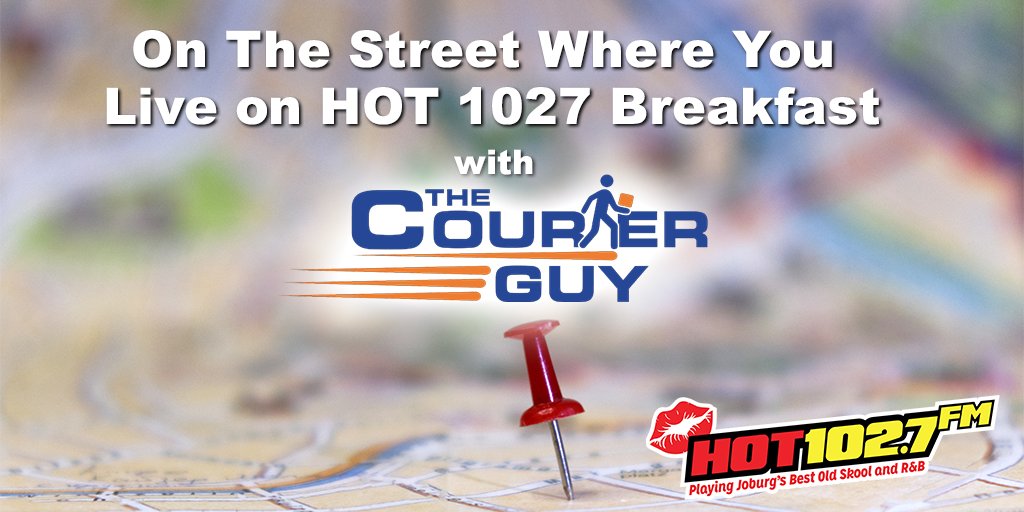 📍🗺️ Be street smart and win with Hot 1027 and The Courier Guy. Listen out for ‘On The Street Where you Live’ for your chance to win R500. If the dart lands on your street, Whatsapp us on 083 453 1027 to claim your prize! Tune in to HOT 1027 Breakfast every morning from 6:30.
