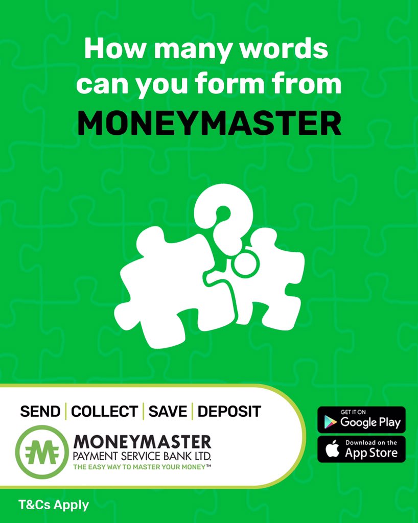 How many words can you get from the word MONEYMASTER? 🤔🧠

Let’s see what you’ve got in the comments⬇️ 

#MoneyMasterPSB
#WednesdayQuiz