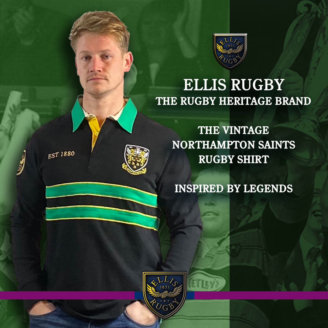 Inspired by the vintage Northampton Saints teams

View - ellisrugby.com/product/northa…

#NorthamptonSaints #EnglandRugby #EllisRugby

@TalkRugbyUnion @happyeggshaped @RugbyPass  @RugbyEng @RuckRugby @ultimaterugby @SaintsRugby @rugby_saints