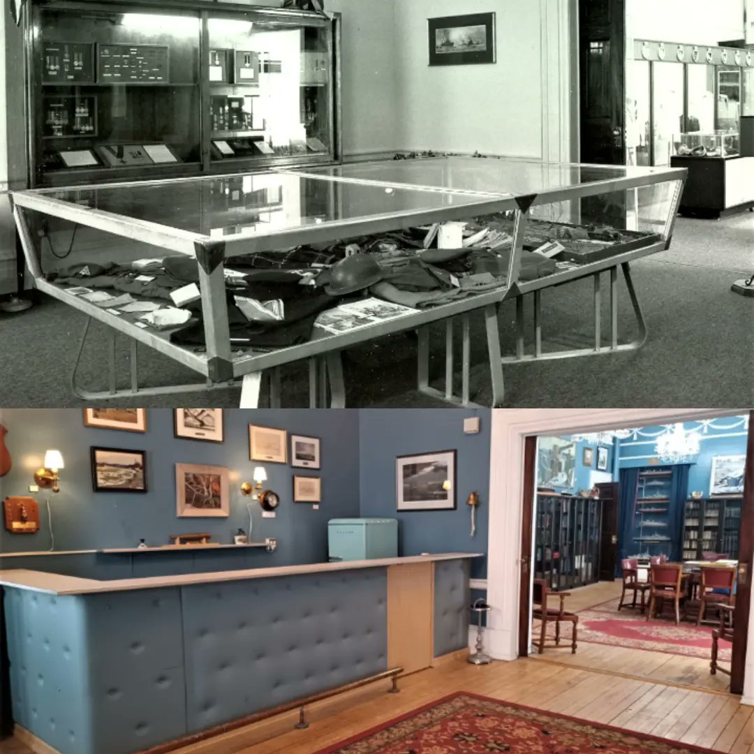 This year marks the 50th anniversary of the museum! Check out these great #thenandnow photos of exhibits at the museum. Officially opened on March 26, 1974, the Maritime Command Museum quickly  became the home to thousands of #RCNavy artifacts and stories.