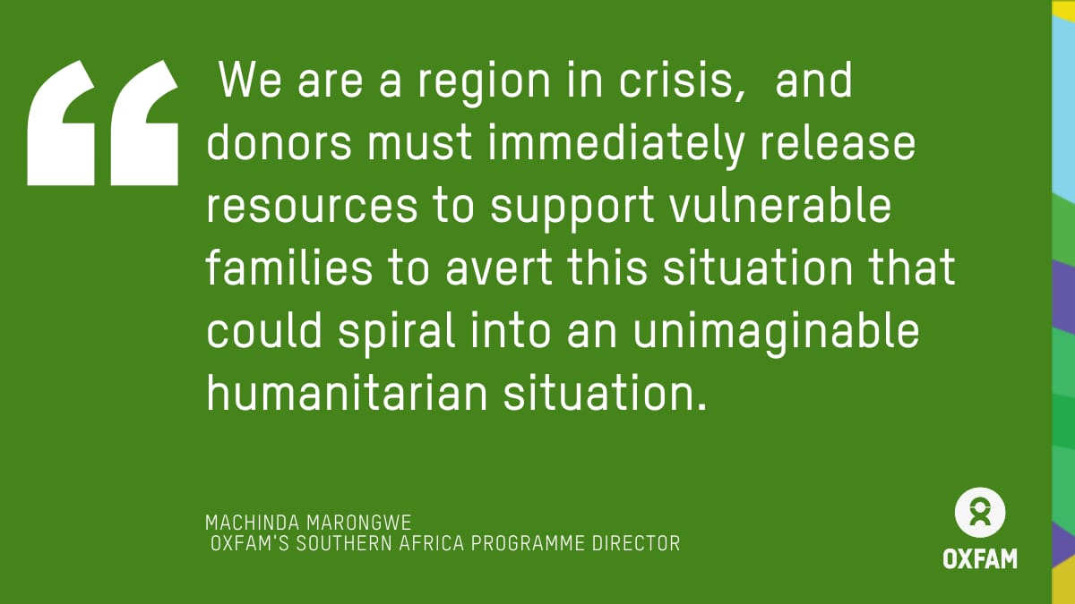 PRESS RELEASE: Over 24 million people in Southern Africa are grappling with the dual crisis of #Hunger and #flooding that has forced people to resort to negative coping mechanisms. Read more 👉rb.gy/be7axo