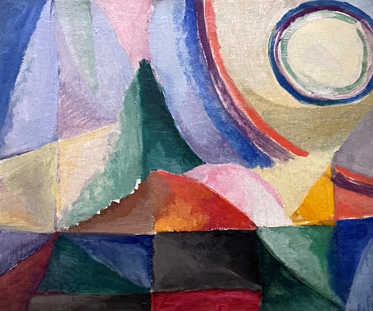 #LaTraverséeDesApparences Sonia Delaunay, 'Contrastes simultanés' 1912 Un précédent #YSL 'Yves Saint Laurent aux musées' @CentrePompidou youtu.be/0x_ZBusggNU?si…⬇️