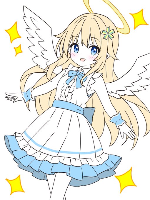 「天使 フリル」のTwitter画像/イラスト(新着)