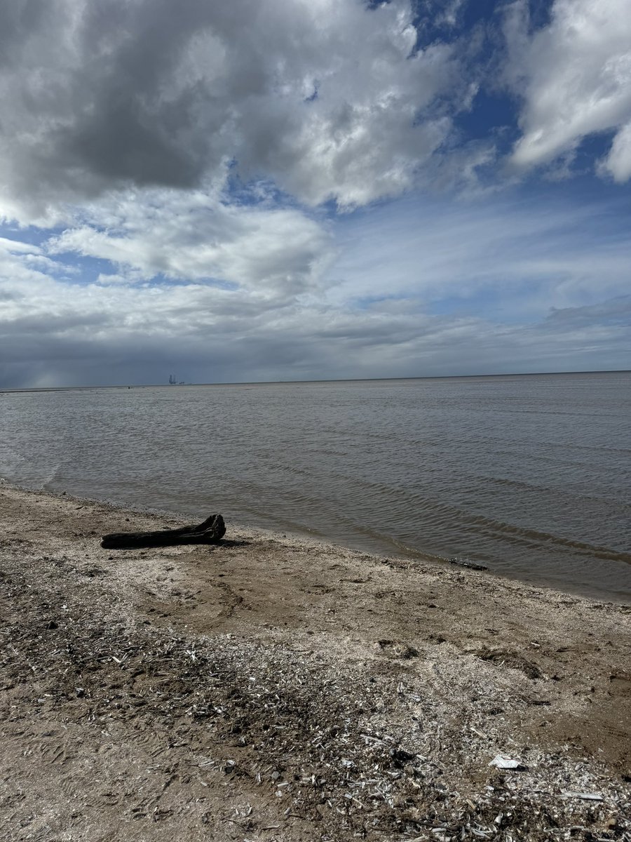 This gloomy beach pic I took at the weekend v much reflects my mood: got a cold which is triggering all-over body pain, my chronically ill bod never fails to surprise me with its tricks. But, self-pity aside, spring is here &amp; we’ve got an Easter egg leftover so not all is bad🌞
