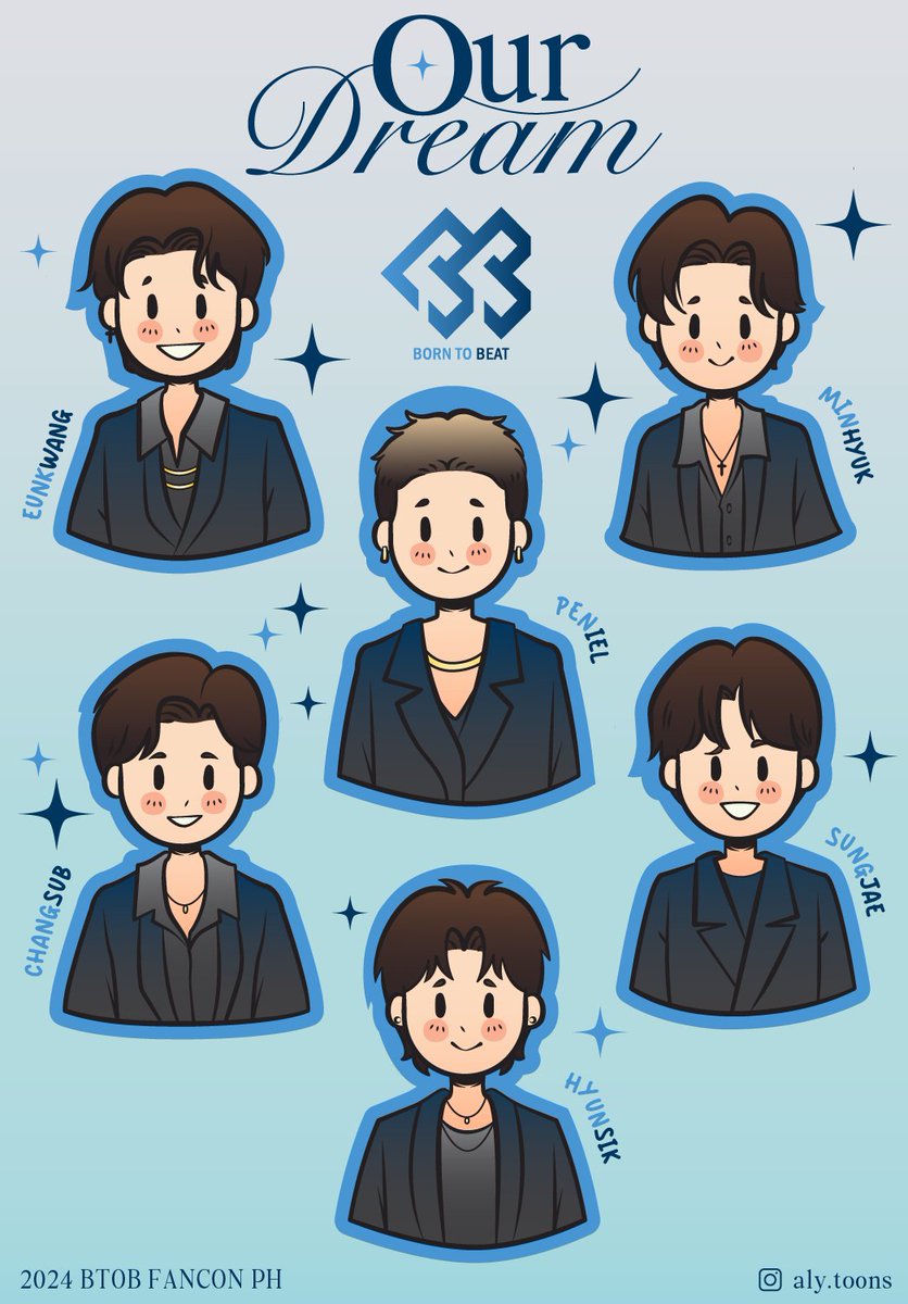 itsalytoons's tweet photo. #MeloGives
#BTOB_OurDream_Manila

I CAN FINALLY HEAR THEM SING LIVE! I Made this waterproof sticker sheet design to mark the occasion. Hopefully all of them are printed in time for the concert. See you fellow PH melodies! 💙 https://t.co/RpVZDzoSV4