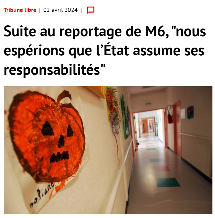 🚨Suite à zone interdite, nous espérions que l’État assume ses responsabilités, indique <a href="/GateauLuc/">Luc Gateau</a> dans 1 tribune du <a href="/Lemediasocial/">Le Media Social</a>. Au-delà des contrôles nous attendons que notre pays engage des actions fortes et assume son rôle pour tous les Français. ➡️bit.ly/49p8wiC
