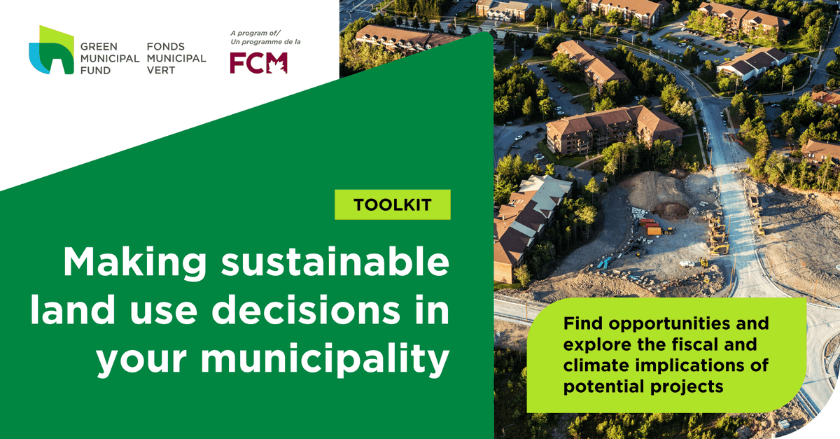 Are you looking for resources to support #landuse decisions in your #CDNmuni? Check out our easy-to-use tool and guide: greenmunicipalfund.ca/resources/tool…