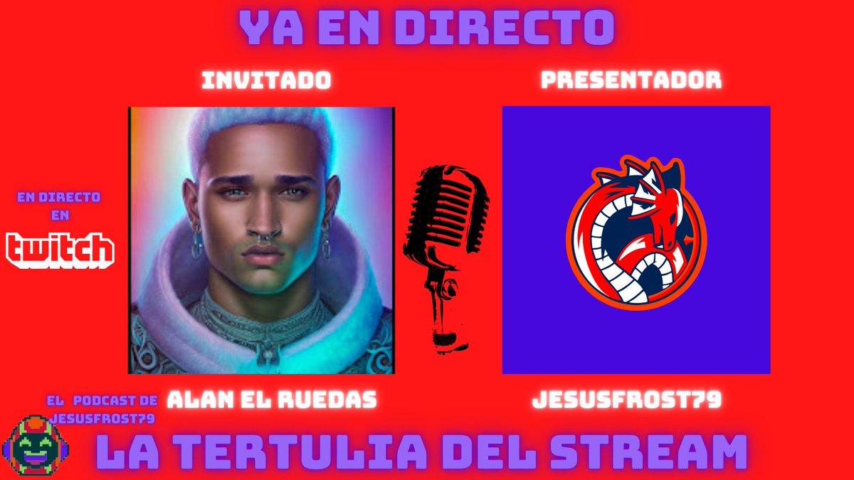 Ya en directo en La Tertulia del Stream 2x8 con @alanelruedas. Enlace en mi perfil.