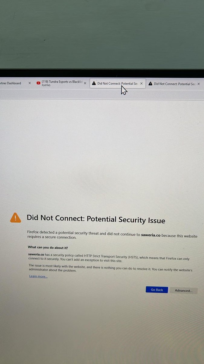 justincase512's tweet photo. @saweriaco Website ga bisa load dan Alert tidak muncul di OBS tolong. https://t.co/X3naIYpLEH