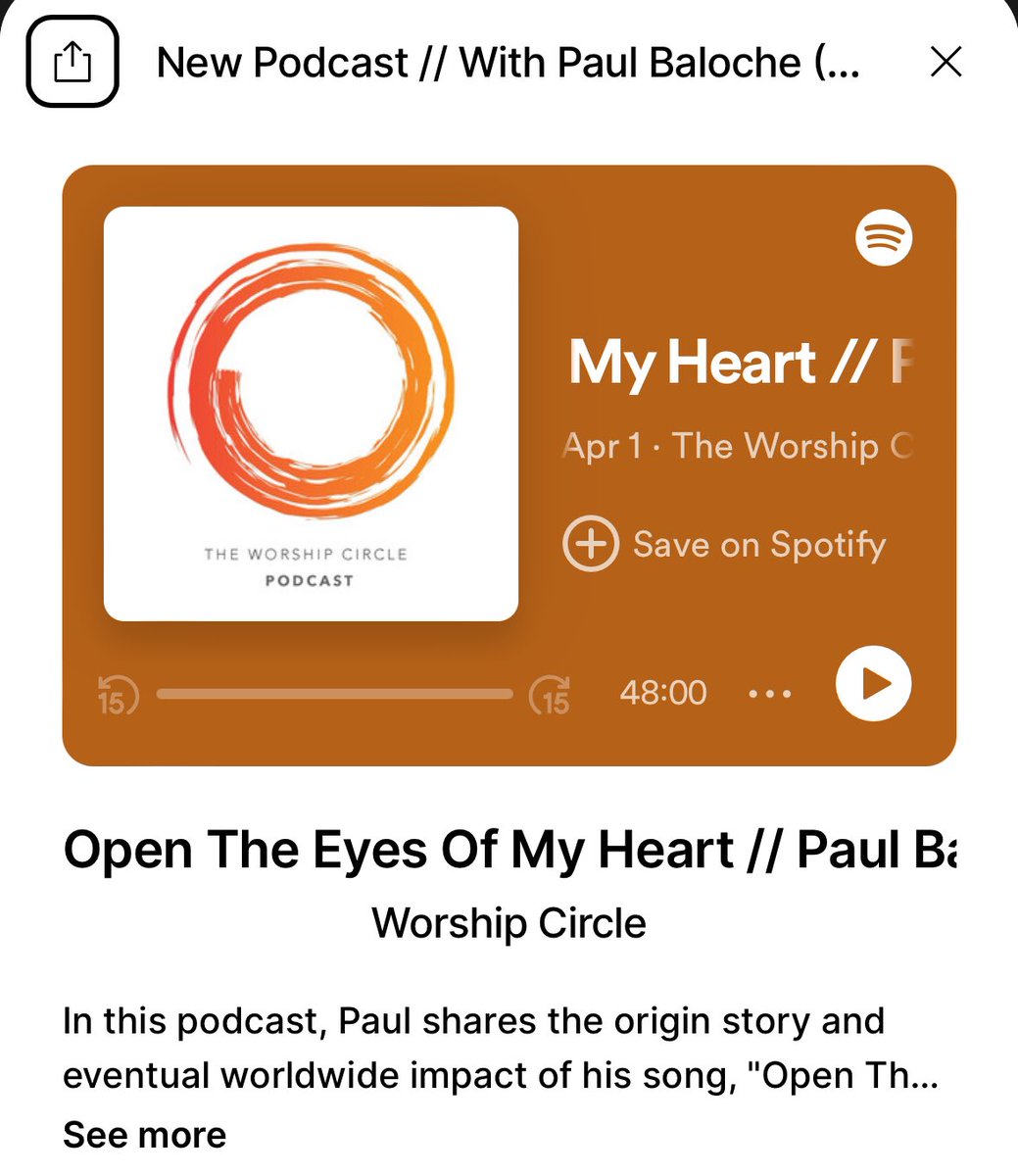 New Podcast // With Paul Baloche (Spotify) - tr.ee/MCQmBYl1wv