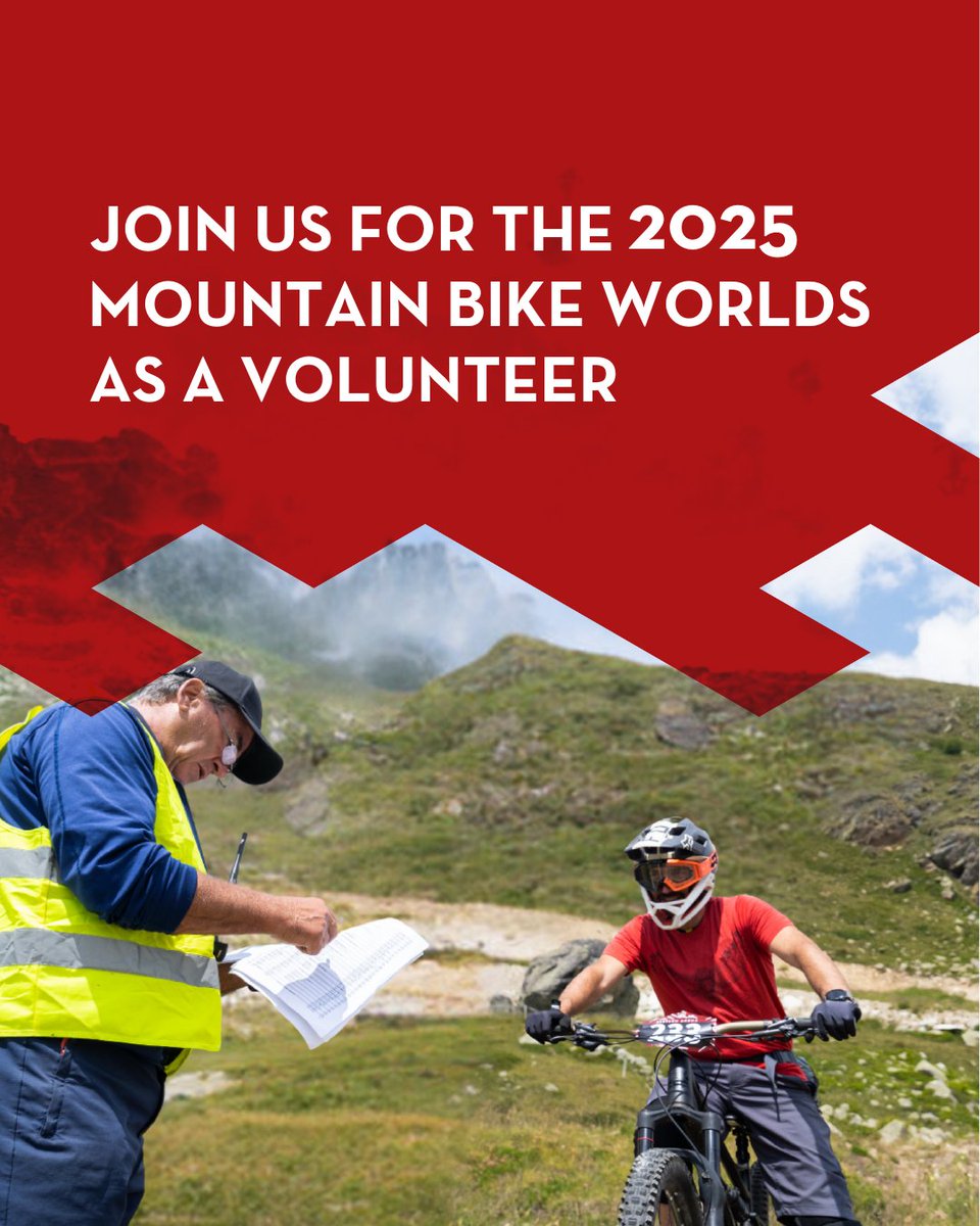 Volunteer registrations are now open for the 2024 events, and you can even secure your spot for 2025. Don't miss out on this incredible opportunity! 🚀
Sign up now : urlz.fr/q7yE

#Valais2025 #ShapingtheFutureofMTB