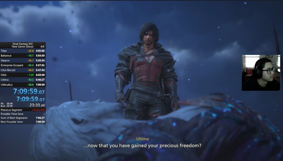 New FFXVI WR and got the sub 7:10!!!
