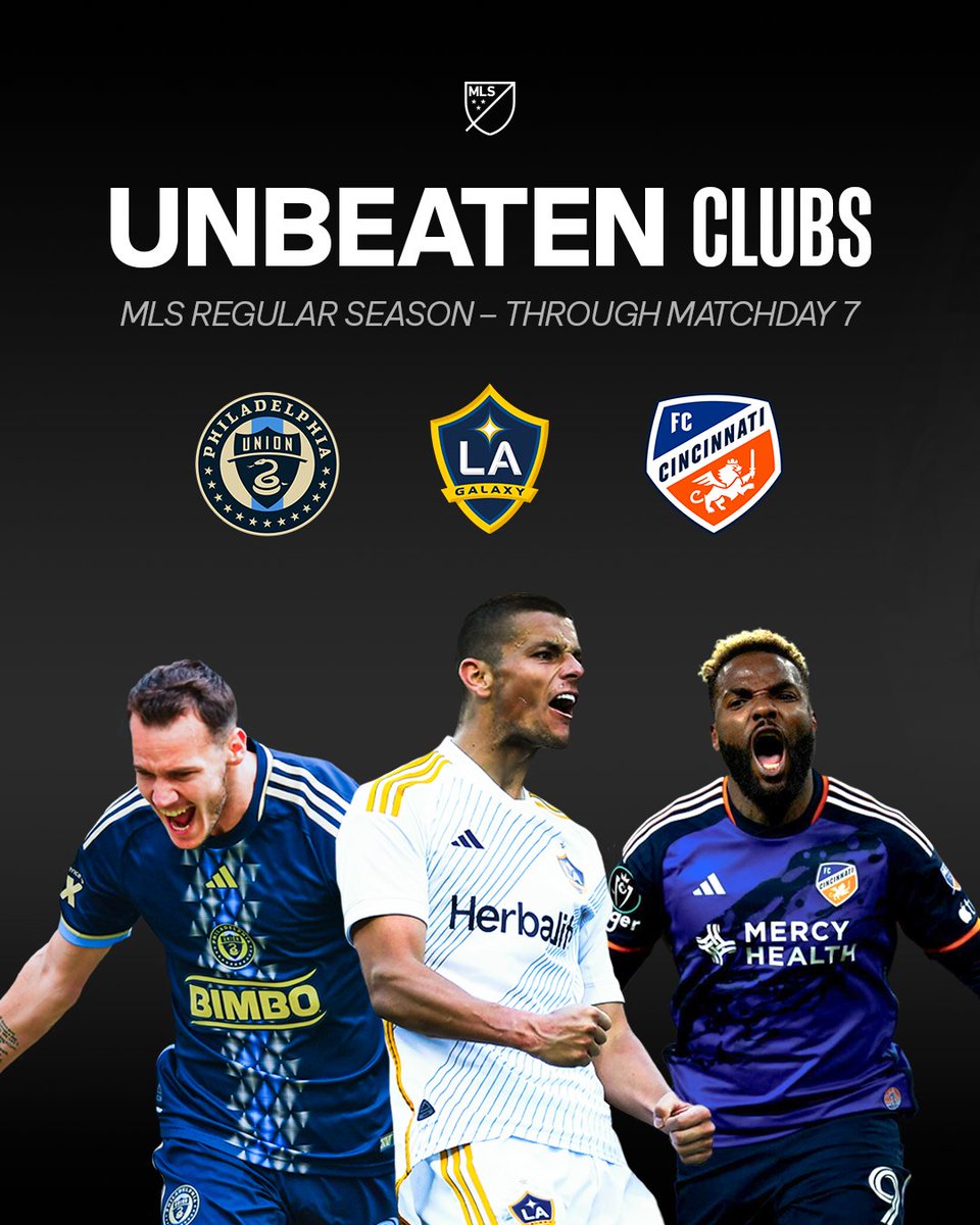MLS's tweet image. The final three. 👏

RT if your team is still undefeated.