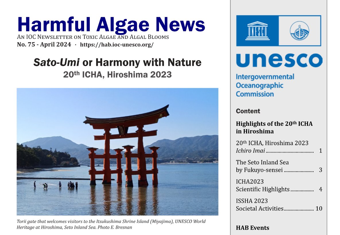 Harmful Algae News No.75 is online: e-pages.dk/ku/1577/