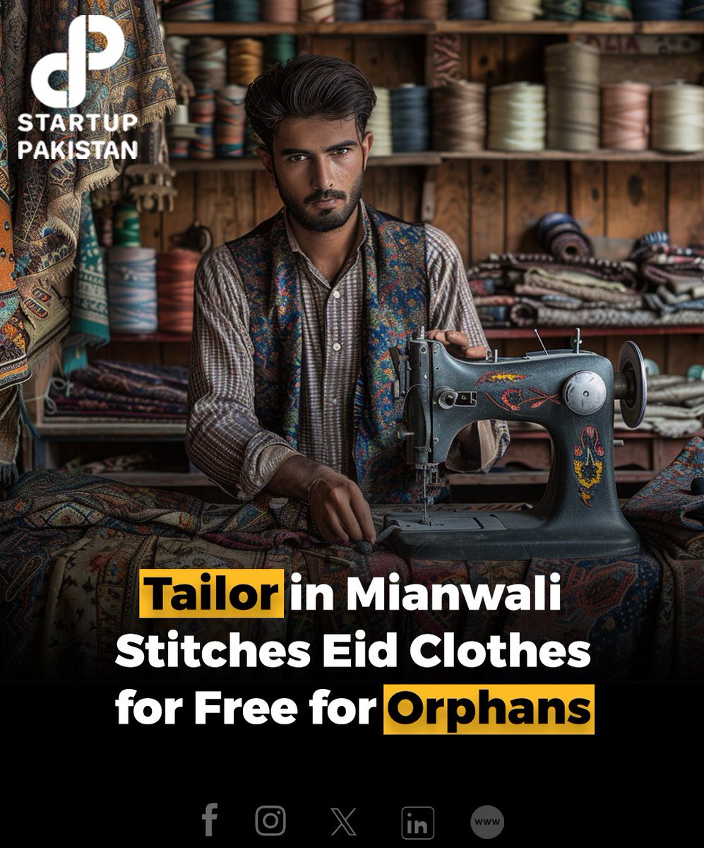 A tailor in Mianwali has dedicated himself to making Eid a memorable occasion for more than 100 orphaned children in the city. 

#Eid #Tailor #Clothes #Eidulfitr #Pakistan #Punjab #Mianwali