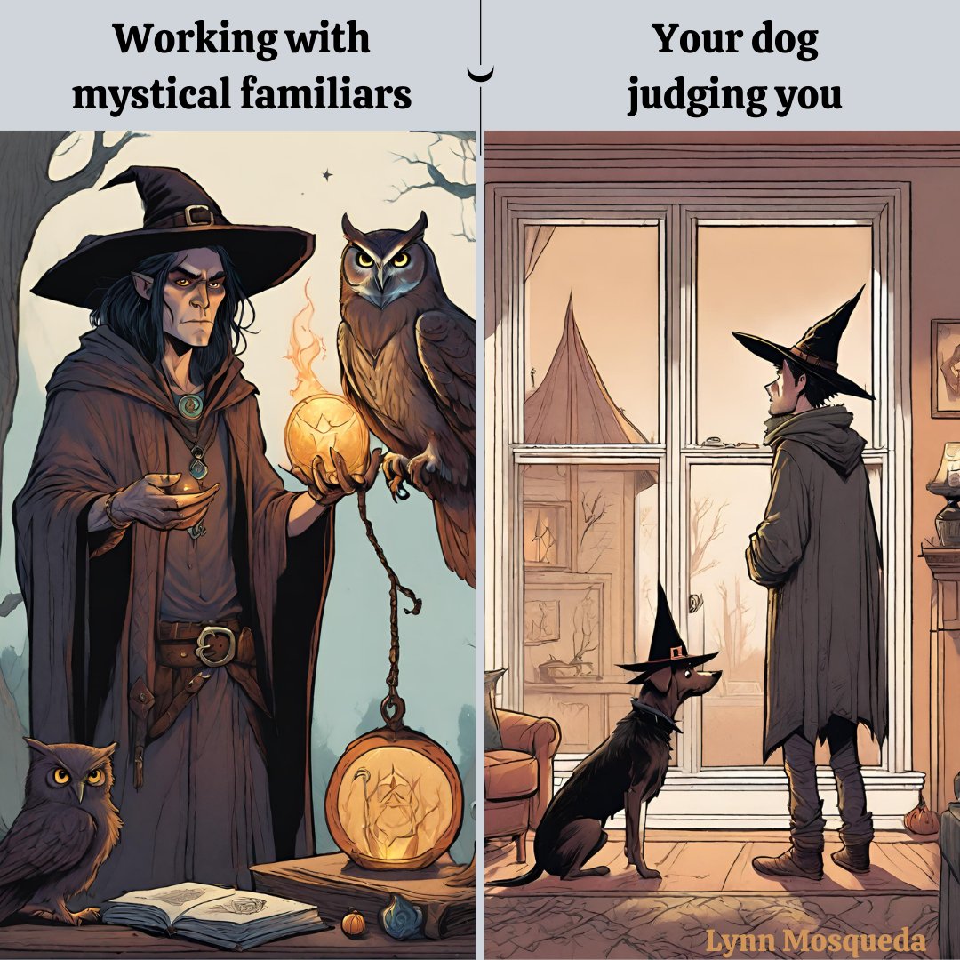 LynnMosqueda's tweet image. Witchy Woo Memes
😏 Expectations vs Reality

How's your magical journey going? ✨

Like/Repost for a chance to win this meme as a 1/1 

#WitchyWoo #MagicFun #Loopring