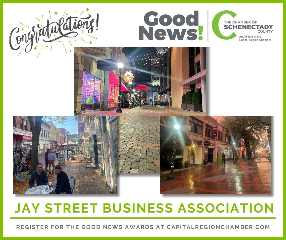 Please join us in honoring The Jay Street Business Association at our Good News Awards Luncheon, Wednesday, April 17th at Rivers Casino & Resort. Purchase your ticket today! buff.ly/4akAUn5