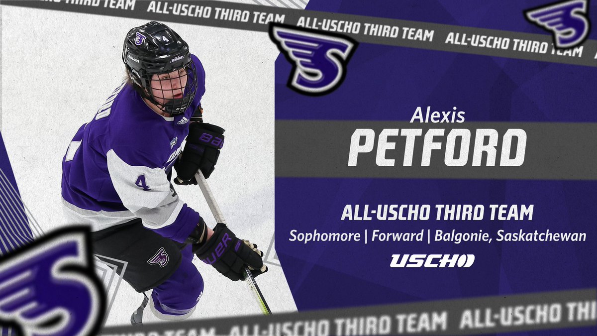Stonehill Athletics (@gostonehill) on Twitter photo 🤩ALL-USCHO THIRD TEAM‼️
Congratulations to Alexis Petford of <a href="/StonehillWIH/">Stonehill College Women's Ice Hockey</a> for earning a spot on the <a href="/USCHO/">USCHO.com</a> Third Team after her solid sophomore season! 🏒🙌
#GoHill | <a href="/NEWHAonline/">New England Women's Hockey Alliance</a> 🤩ALL-USCHO THIRD TEAM‼️
Congratulations to Alexis Petford of <a href="/StonehillWIH/">Stonehill College Women's Ice Hockey</a> for earning a spot on the <a href="/USCHO/">USCHO.com</a> Third Team after her solid sophomore season! 🏒🙌
#GoHill | <a href="/NEWHAonline/">New England Women's Hockey Alliance</a>