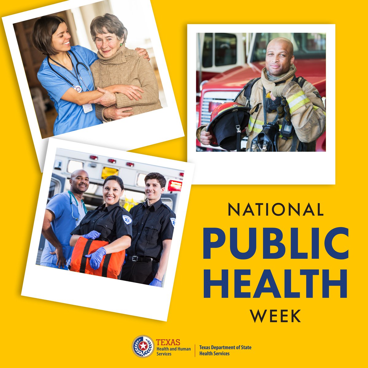 This week, DSHS celebrates @NPHW. We thank our staff who work everyday to ensure Texans live better ❤ #nphw #healthytexas