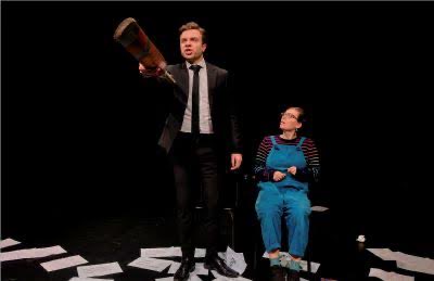 A playwright with writer’s block summons up the spirit of one of Britain’s greatest modern dramatists to help her… ⁦<a href="/NewburyToday/">.</a>⁩ reviews My Chat with Harold Pinter ⁦<a href="/ArtsatOFS/">Old Fire Station, Oxford</a>⁩ 👉 tinyurl.com/48xtre23 🎭