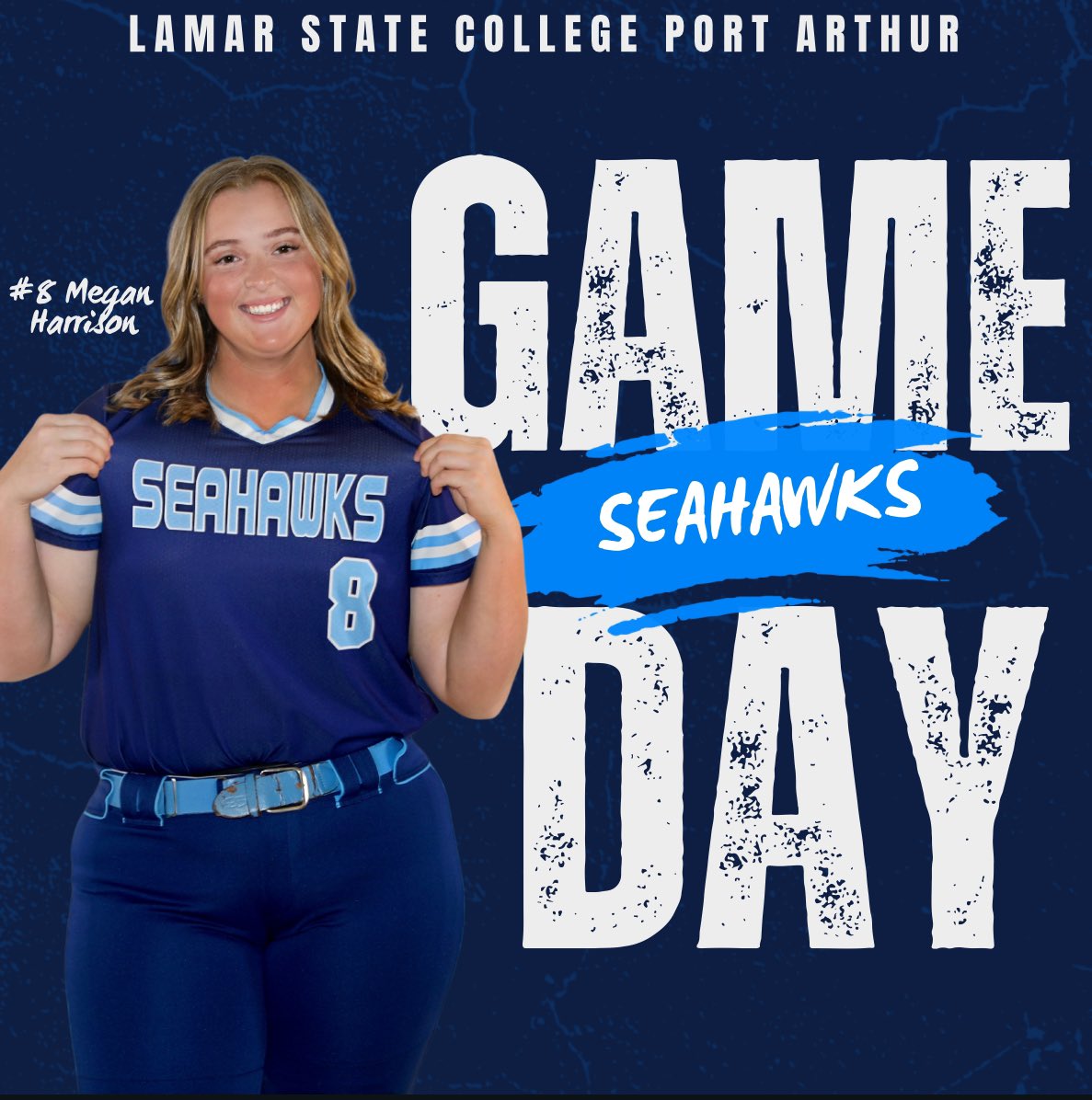 😁 IT’S GAME DAY! 😁

🆚 Alvin 
⌚️ 1:00/3:00
📍 Martin Field 
📊 Game Changer
🖥️ lamarstateseahawks.com/sports/sball/S…

#GoSeahawks | #WingsUp