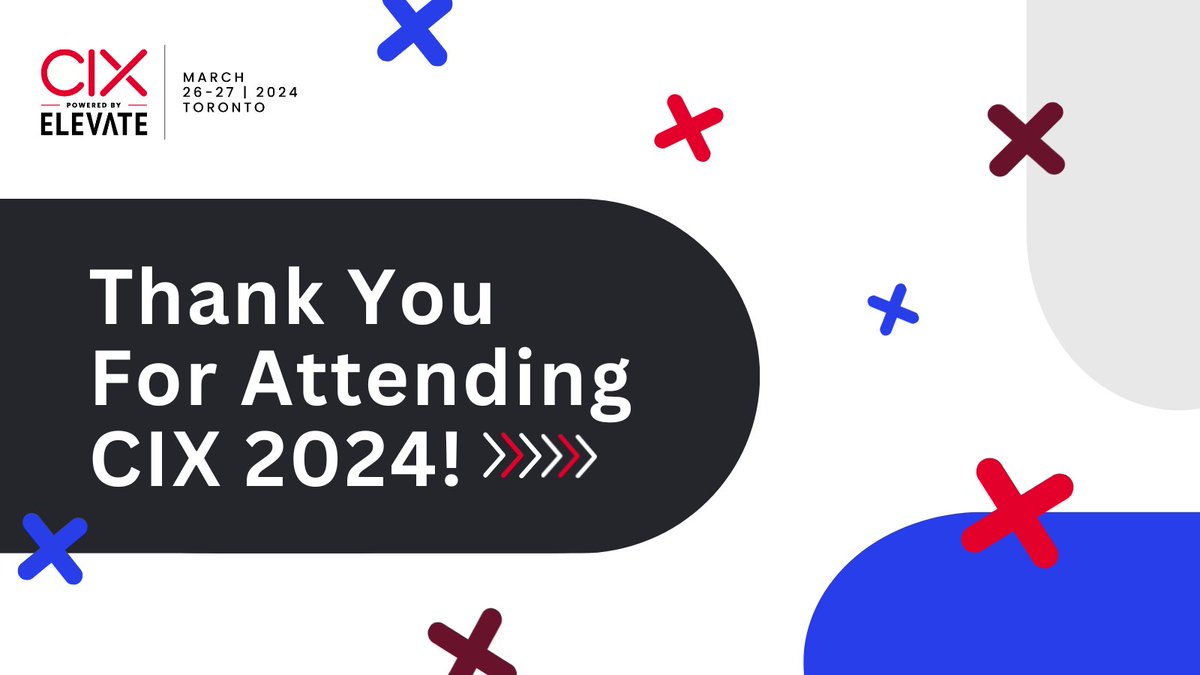 🌟Thank you for attending the 2024 CIX Summit powered by Elevate! It was an impactful two days of panel discussions, meeting exchanges, networking, and opportunity. Please keep tagging us in your experience and use #ElevateCIX2024. We can’t wait to see you at CIX next year!